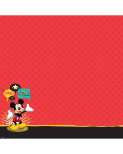 EK Success Disney Glittered Thermography Paper 12"X12"-Mickey Family - Mickey Mouse
