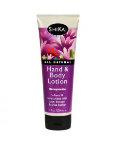 Shikai Products Shikai All Natural Hand And Body Lotion Honeysuckle - 8 fl oz