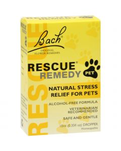 Bach Flower Remedies Rescue Remedy Stress Relief For Pets - 10 ml