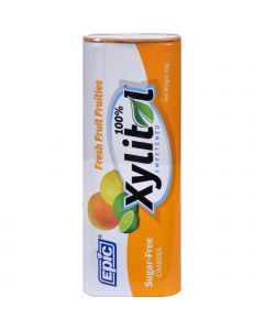 Epic Dental Mints - Fresh Fruit Xylitol Tin - 60 ct - Case of 10