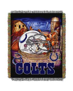 The Northwest Company Colts  "Home Field Advantage" 48x60 Tapestry Throw