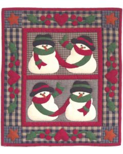 Rachel's Of Greenfield Snow Friends Wall Quilt Kit-13"X15"