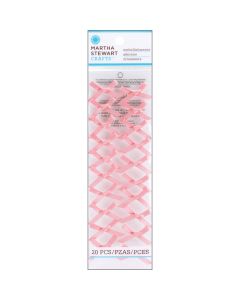 Martha Stewart Vintage Girl Ribbon Bows 20/Pkg-Pink