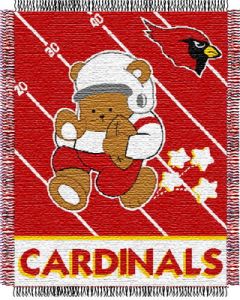 The Northwest Company Cardinals baby 36"x 46" Triple Woven Jacquard Throw (NFL) - Cardinals baby 36"x 46" Triple Woven Jacquard Throw (NFL)