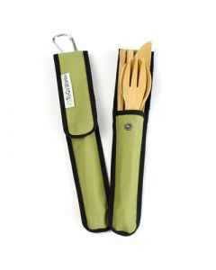 To-Go Ware Bamboo Utensil Set - Avocado - 4 Piece