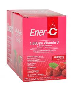Ener-C Vitamin Drink Mix - Raspberry - 1000 mg - 30 Packets