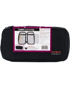 Martin Universal Just Stow-It Creative Artist Tool Bag W/Handle-14.5"X7"X1.5" Black