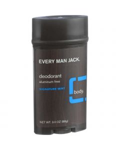 Every Man Jack Body Deodorant - Signature Mint - Aluminum Free - 3 oz