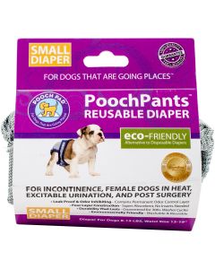 PoochPad PoochPants Reusable Dog Diaper-Small-8 To 14lbs