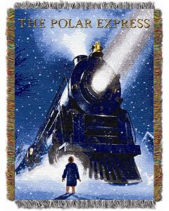 The Northwest Company Polar Express - Engine Wonder  Entertainment 48x60 Tapestry Throw
