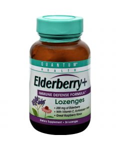 Quantum Research Quantum Elderberry Lozenges Raspberry - 36 Lozenges