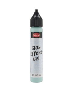 Viva Decor Glass Effect Gel 25ml-Mint Opaque