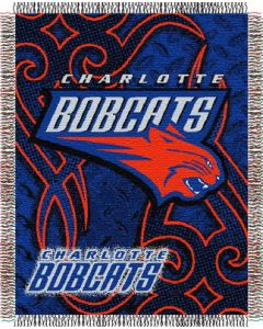 The Northwest Company Bobcats 48"x60" Triple Woven Jacquard Throw (NBA) - Bobcats 48"x60" Triple Woven Jacquard Throw (NBA)