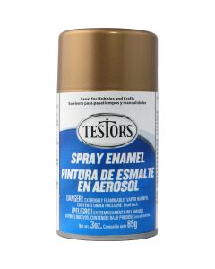 Testors Spray Enamel 3oz-Metallic Gold
