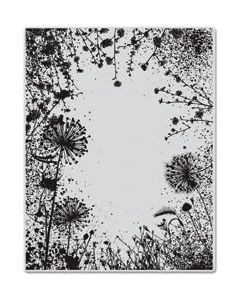 Hero Arts Cling Stamps 4.5"X5.75"-Dandelion Frame