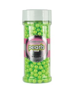 Celebrations By SweetWorks Candy Pearls(TM) 5oz-Shimmer (TM) Lime Green - Celebrations By SweetWorks Candy Pearls(TM) 5oz-Shimmer (TM) Lime Green