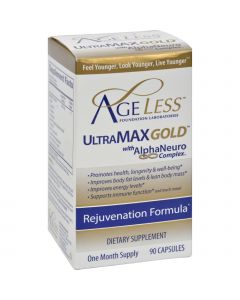 Ageless Foundation UltraMAX Gold With AlphaNeuro Complex - 90 Capsules