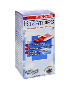 Essential Source B12 Strips with B6 and Biotin - 30 Pack