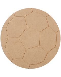 Darice MDF Wood Shape-Soccer Ball 9.1"X9.1"