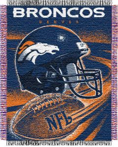 The Northwest Company Broncos "Spiral" 48"x60" Triple Woven Jacquard Throw (NFL) - Broncos "Spiral" 48"x60" Triple Woven Jacquard Throw (NFL)