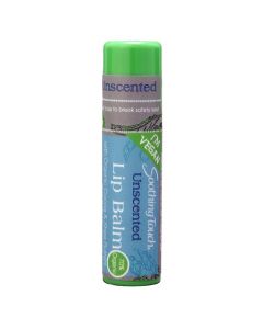 Soothing Touch Lip Balm - Vegan Unscented - Case of 12 - .25 oz