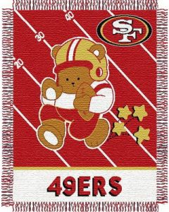 The Northwest Company 49ers baby 36"x 46" Triple Woven Jacquard Throw (NFL) - 49ers baby 36"x 46" Triple Woven Jacquard Throw (NFL)