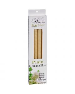 Wally's Natural Products Wally's Candle - Plain - 4 Candles