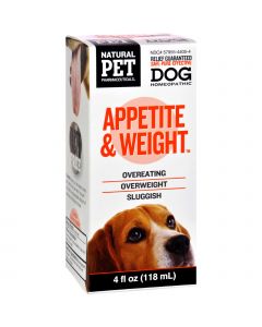 King Bio Homeopathic Natural Pet Dog - Appetite and Weight - 4 oz