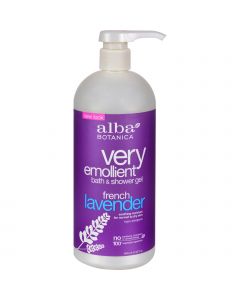 Alba Botanica Very Emollient Bath and Shower Gel French Lavender - 32 fl oz