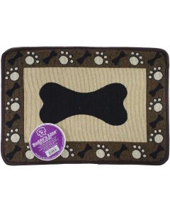 Buddy's Line Signature Placemats 13"X19"-Black Bone W/Border