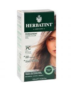 Herbatint Permanent Herbal Haircolour Gel 7C Ash Blonde - 135 ml