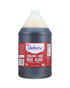 Wholesome Sweeteners Blue Agave - Organic - Raw - Gallon - 176 oz - case of 2