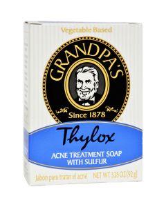 Grandpa's Thylox Acne Treatment Bar Soap with Sulfur - 3.25 oz
