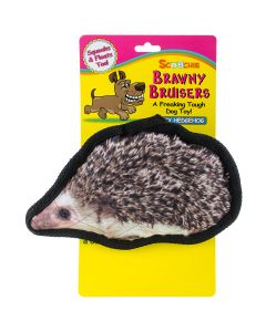 Scoochie Pet Products Brawny Bruisers Rocky Hedgehog Dog Toy 8"-