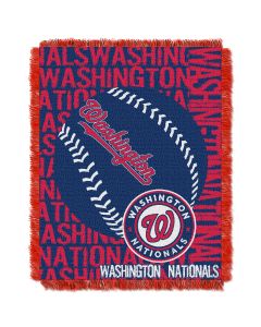 The Northwest Company Nationals  48x60 Triple Woven Jacquard Throw - Double Play Series