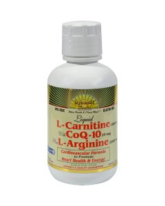 Dynamic Health Liquid L-Carnitine with CoQ-10 plus L-Arginine Lemon Lime - 16 fl oz