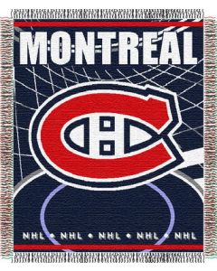 The Northwest Company Canadiens 48"x 60" Triple Woven Jacquard Throw (NHL) - Canadiens 48"x 60" Triple Woven Jacquard Throw (NHL)