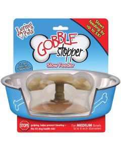 Loving Pets Products Gobble Stopper -For Bowls Up To  6-8" In Diameter-