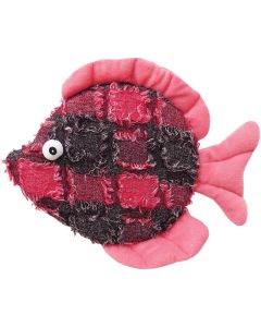 Scoochie Pet Products Plush Donna Discus Fish Dog Toy 10.5"-