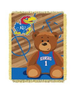 The Northwest Company Kansas  College Baby 36x46 Triple Woven Jacquard Throw - Fullback Series