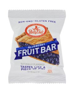 Betty Lou's Gluten Free Fruit Bars Blueberry - 2 oz - Case of 12
