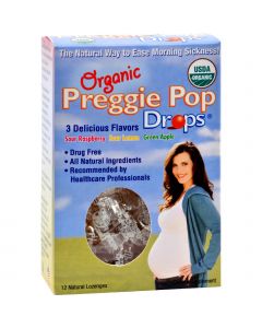 Three Lollies Organic Preggie Pop Drops - 12 Drops