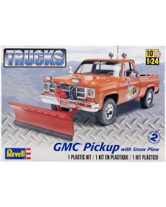 Revell Plastic Model Kit-GMC Pickup W/Snow Plow 1:24