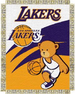 The Northwest Company Lakers 044 baby 36"x 46" Triple Woven Jacquard Throw (NBA) - Lakers 044 baby 36"x 46" Triple Woven Jacquard Throw (NBA)