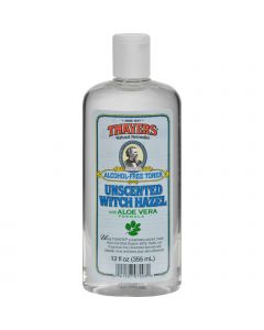 Thayers Witch Hazel with Aloe Vera Unscented - 12 fl oz