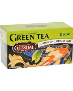 Celestial Seasonings Green Tea Caffeine Free - 20 Tea Bags - Case of 6