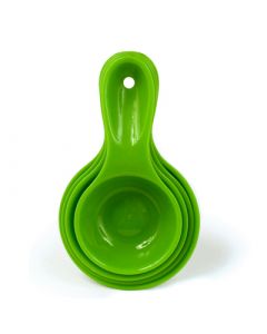 Preserve Snap - Together Measuring Cups Set - Green - 4 Pack