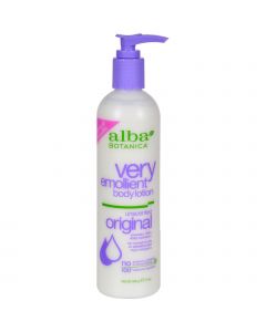 Alba Botanica Very Emollient Body Lotion Original Unscented - 12 fl oz