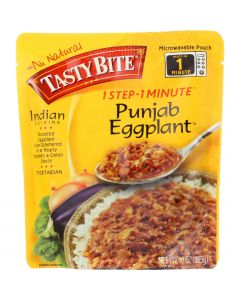 Tasty Bite Entree - Indian Cuisine - Punjab Eggplant - 10 oz - case of 6