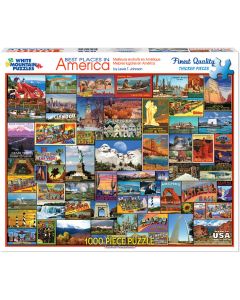 White Mountain Puzzles Jigsaw Puzzle 1000 Pieces 24"X30"-Best Places In America